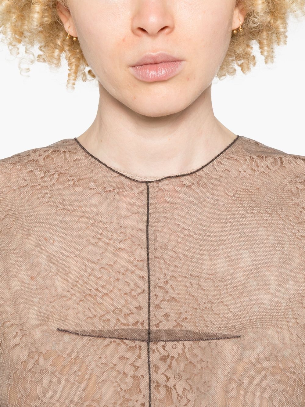 floral-lace top - 5