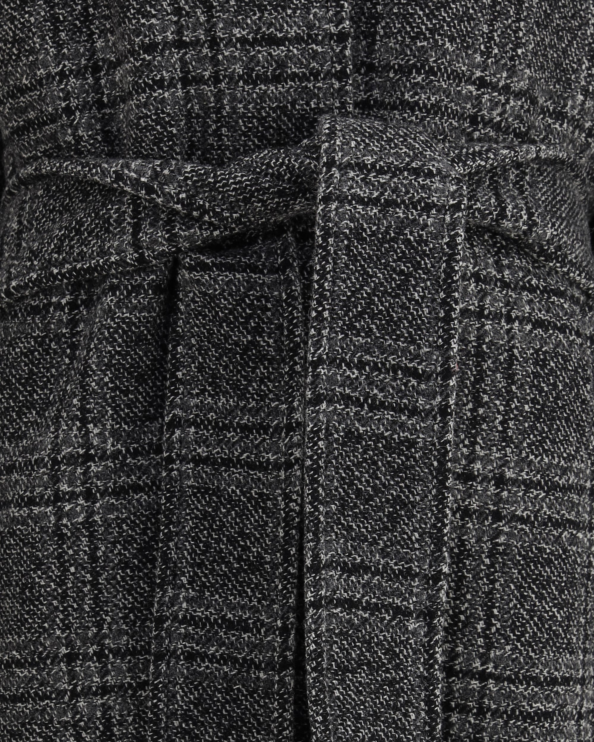 Check long Coat - 3