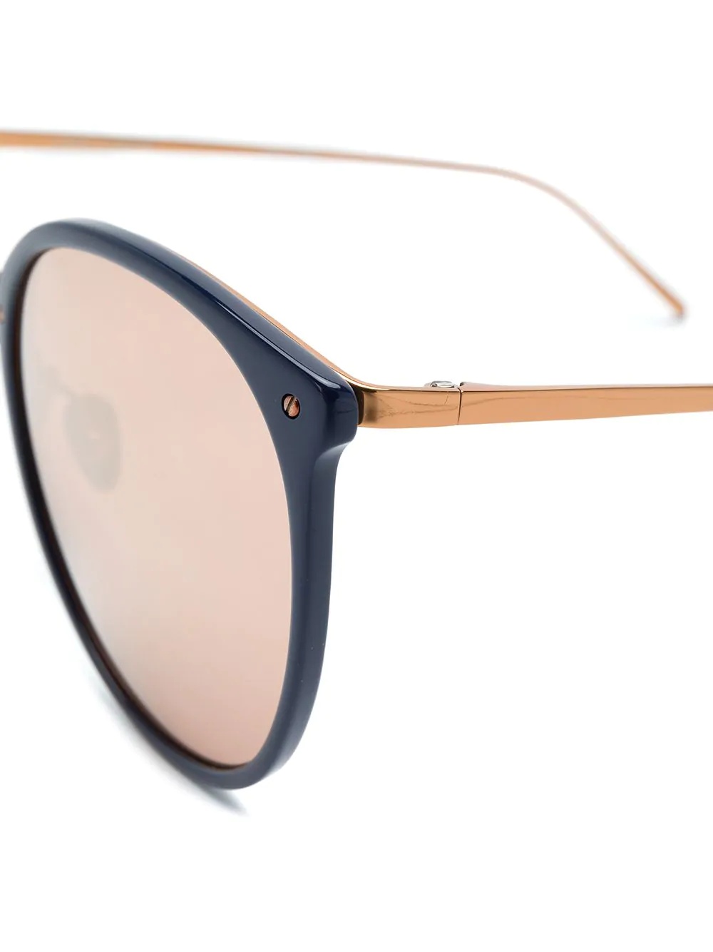 oversized round frame sunglasses - 3