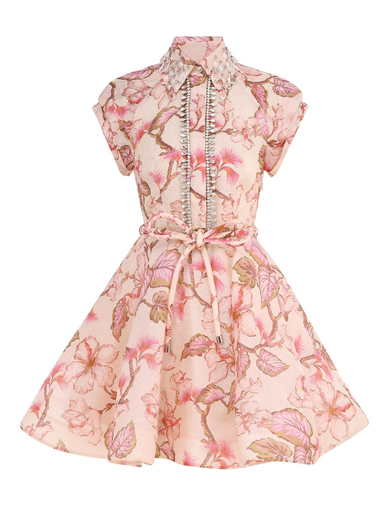 zimmermann matchmaker dress pink In The Details of Matchmaker, Resort RTW 2024| ZIMMERMANN
