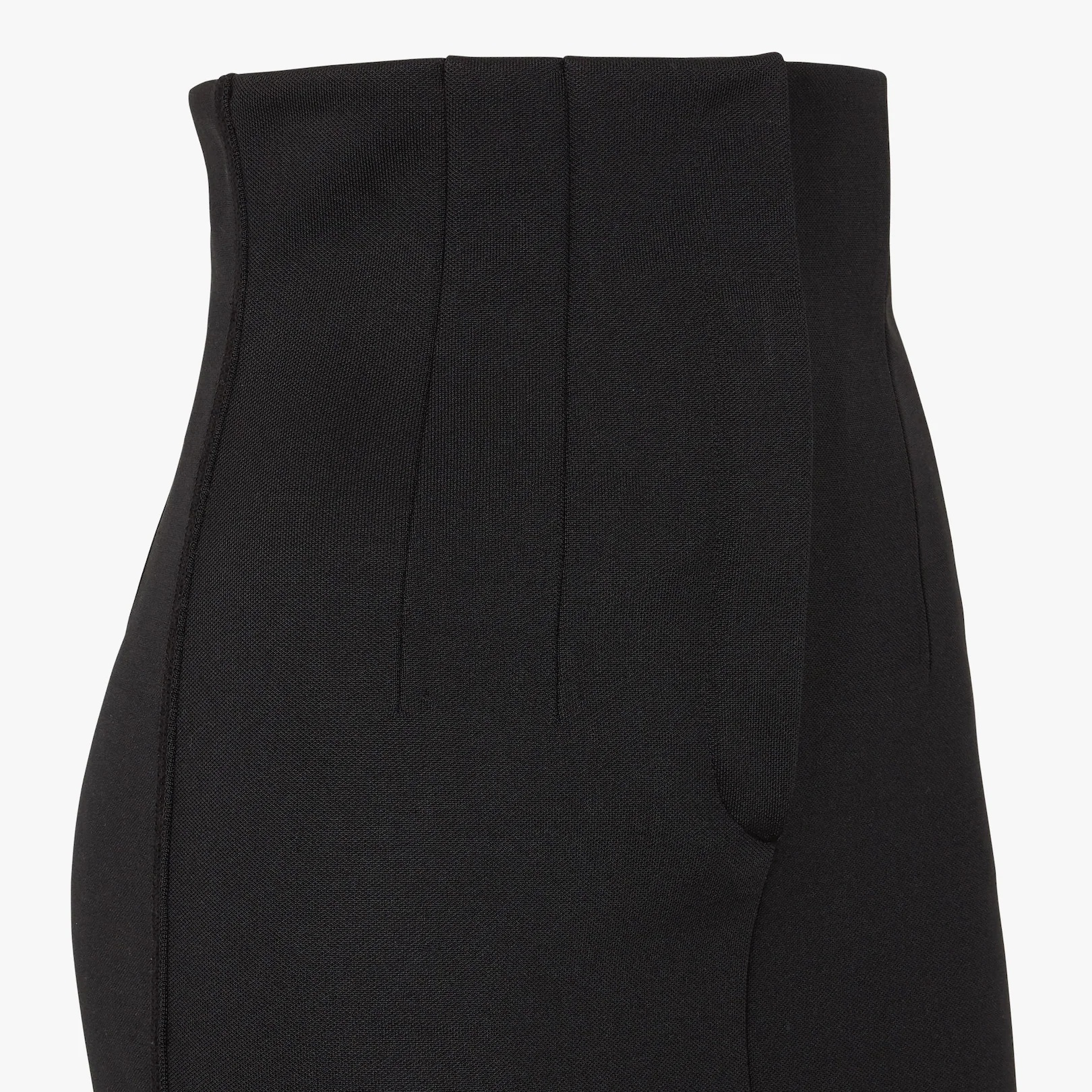 Black piqué skirt - 3