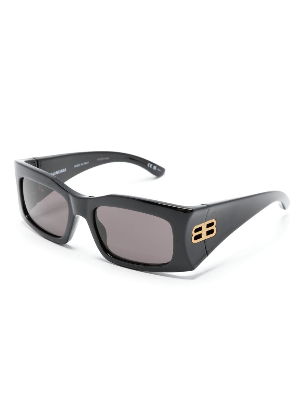 logo-plaque square-frame sunglasses - 2