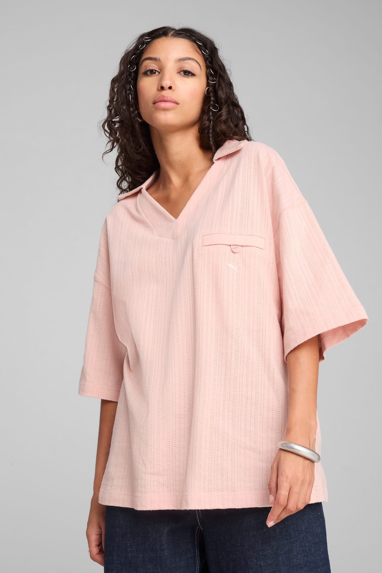 YONA Women's Oversized Polo - 3