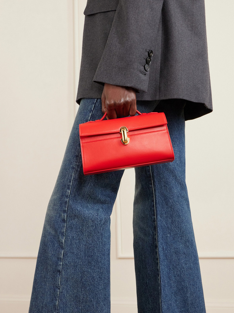 SAVETTE Symmetry Pochette Leather Tote outlook