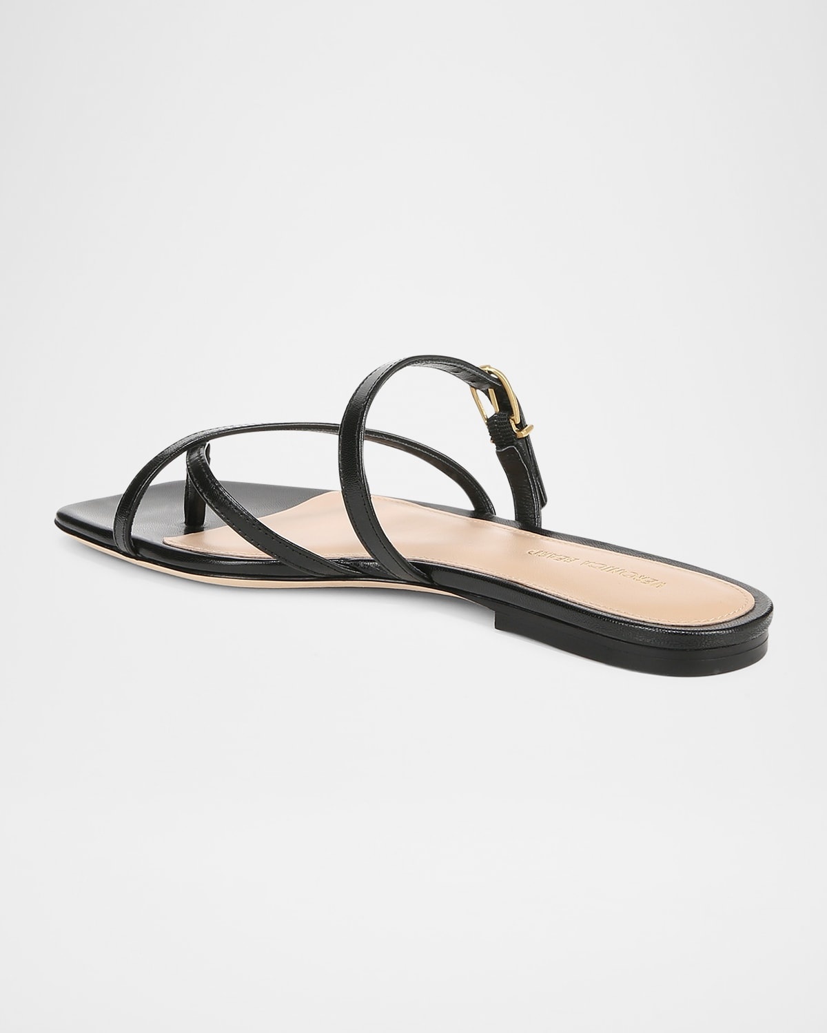 Marthe Crisscross Buckle Flat Slide Sandals - 4