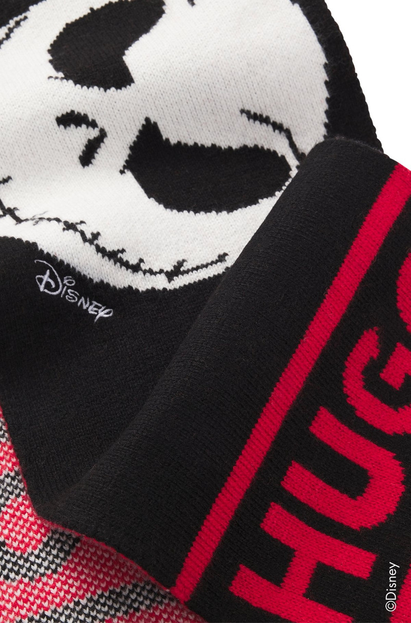 HUGO X DISNEY'S THE NIGHTMARE BEFORE CHRISTMAS LOGO SCARF 4