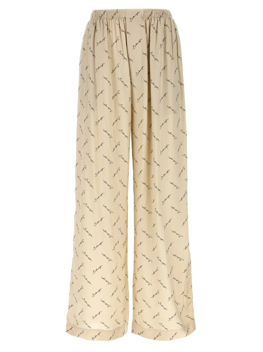 Balenciaga Logo Pants - 1