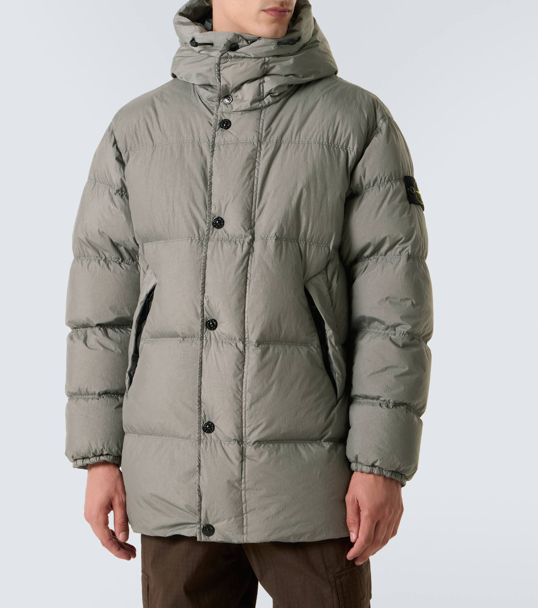 Hooded down coat - 3