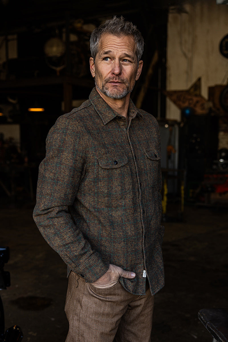 The Brace Triple Twisted Plaid - Oak 1