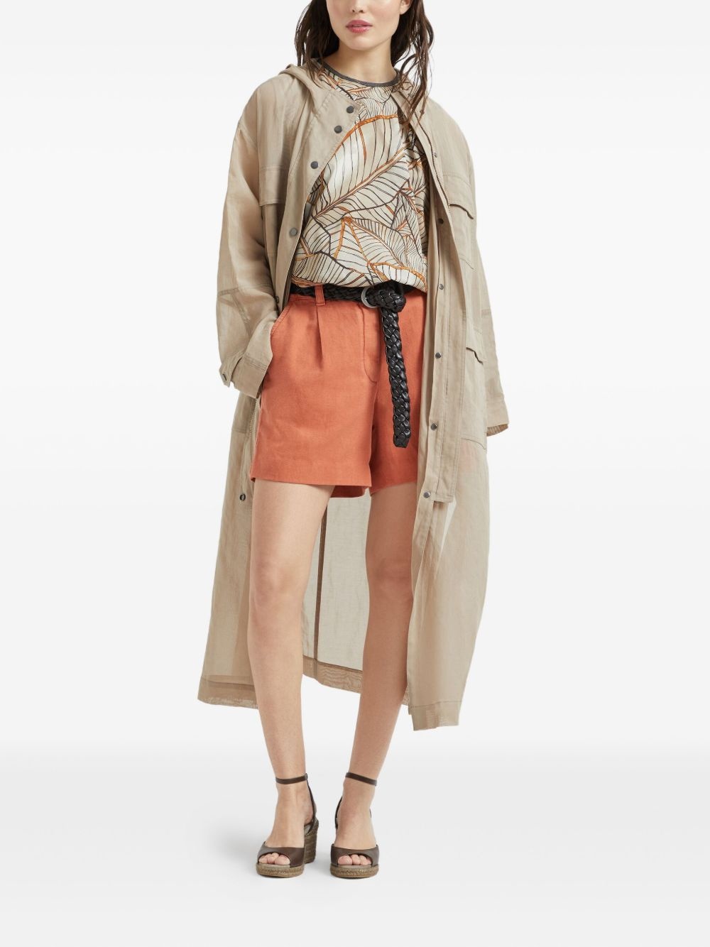 pleated shorts - 2