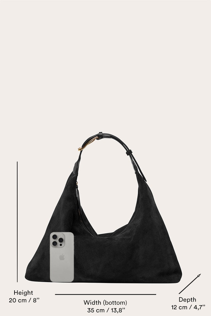 PILLOW SHOULDER BAG DARK BROWN - 4