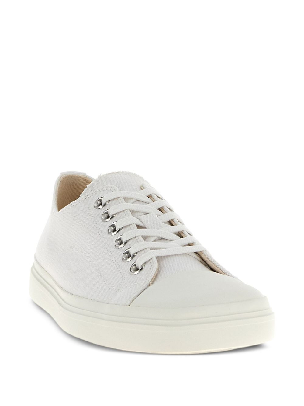 Edge square-toe canvas sneakers - 2