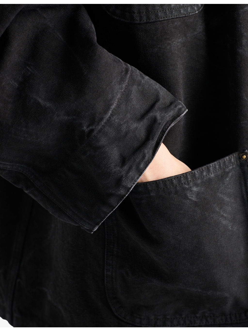 Triangle-Logo Canvas Blouson Jacket - 6