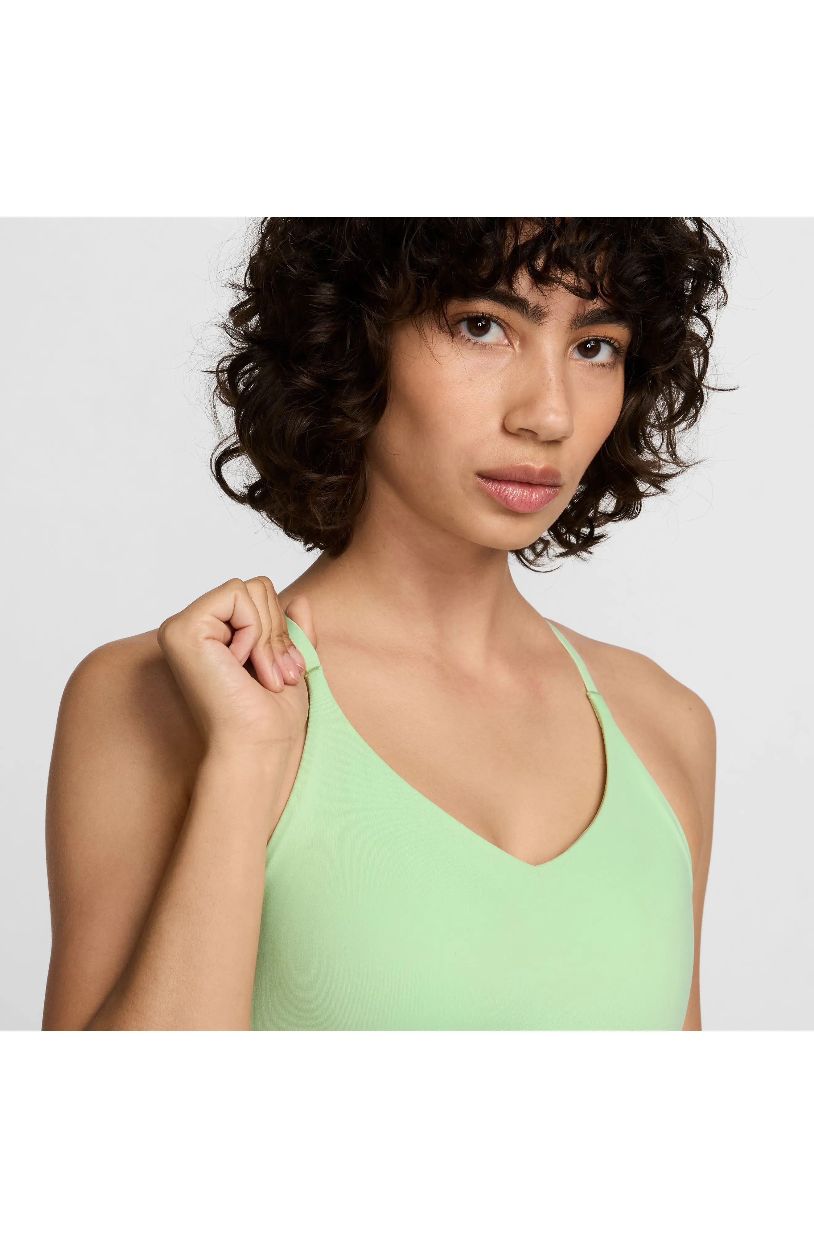 Dri-FIT Indy Light Support Sports Bra in Vapor Green/Vapor Green - 5