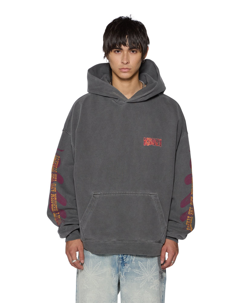 Ksubi KICKSTART EKCESS HOODIE CHARCOAL outlook