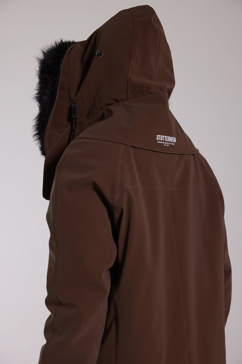 Kalix Matte Parka Dark Brown 6
