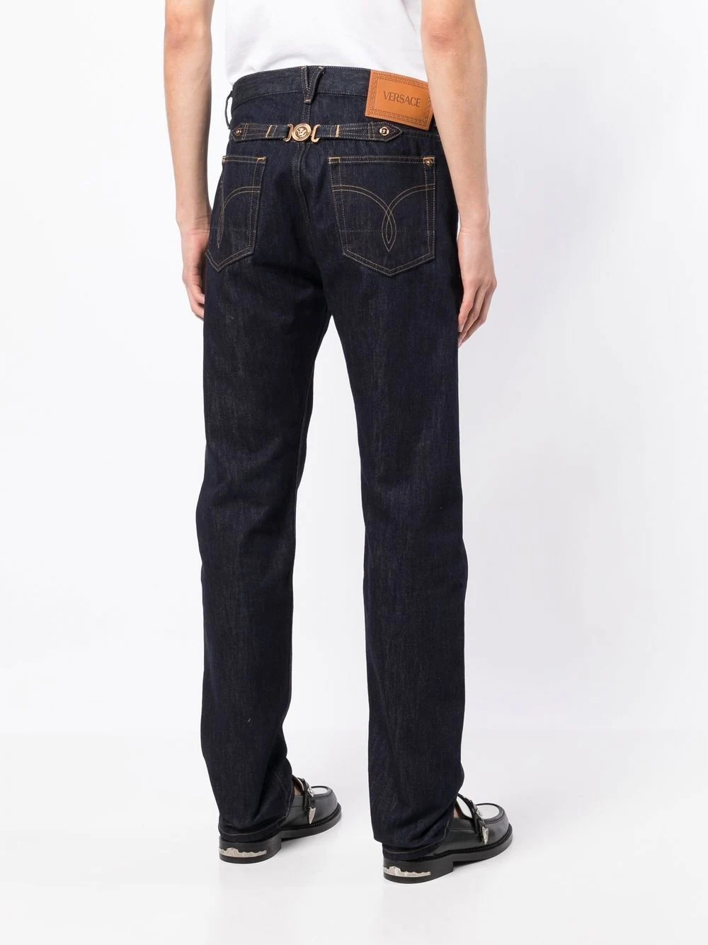 straight-leg denim jeans - 4