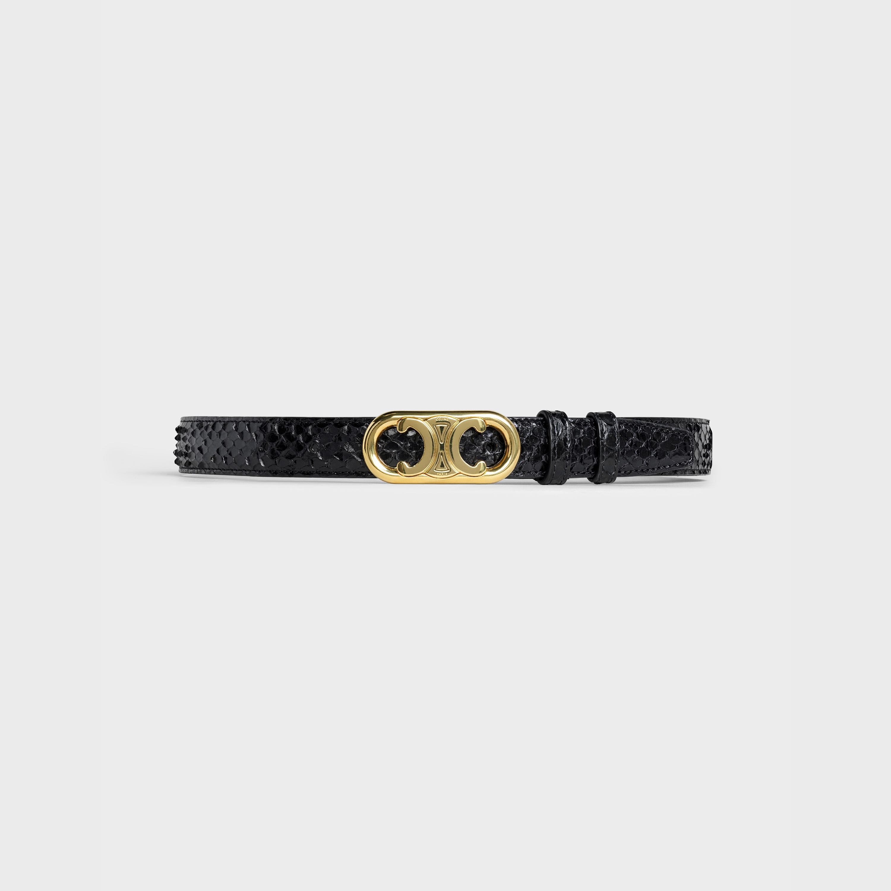 MEDIUM MAILLON TRIOMPHE BELT in Watersnake - 1