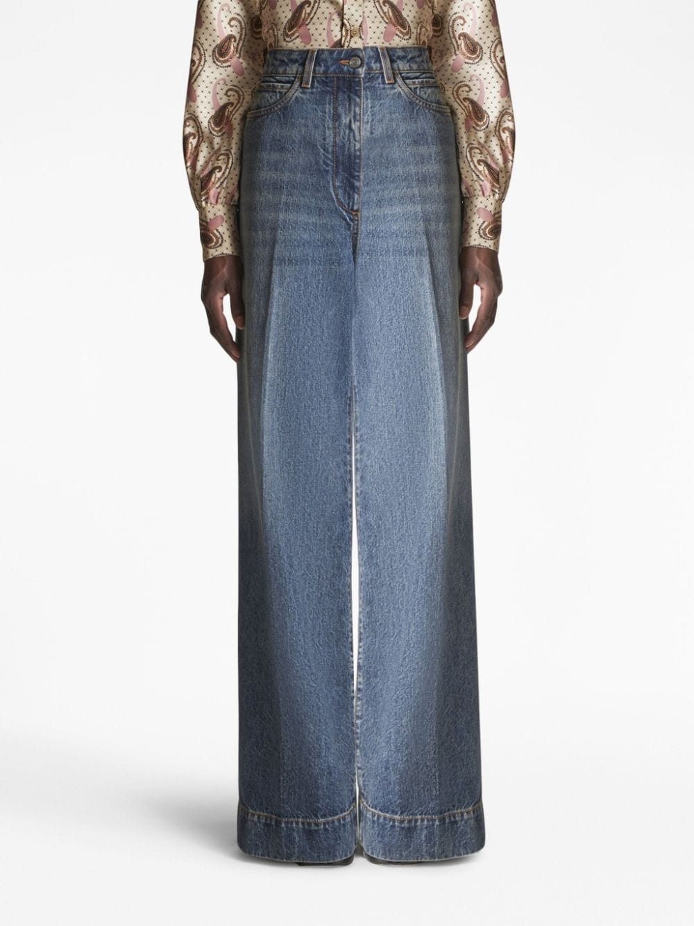 high-rise flared jeans - 3