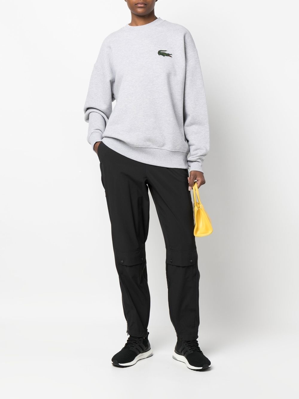 logo-patch long-sleeve sweatshirt - 3