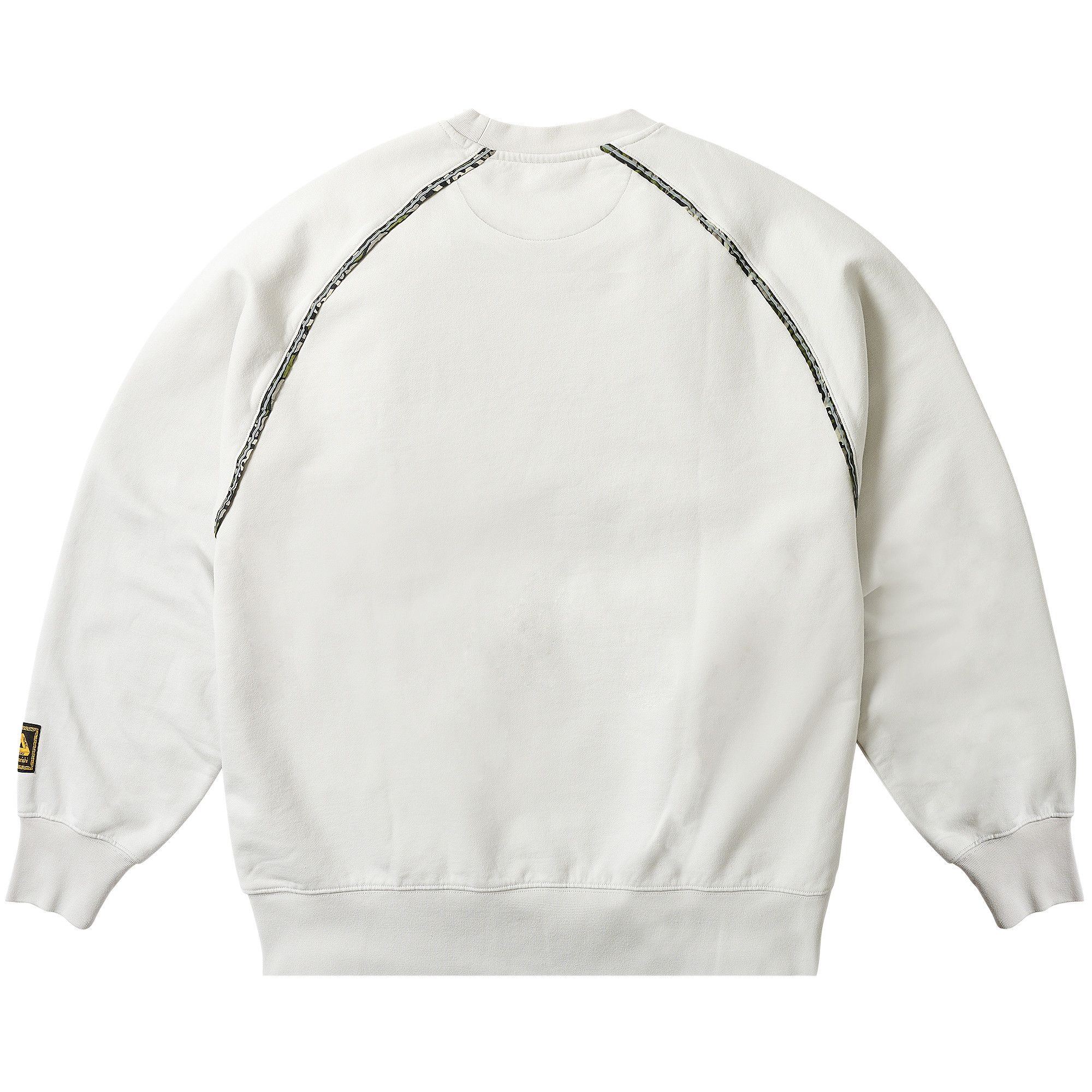 Palace x Maharishi Temple Script Crew 'Stone White' - 2