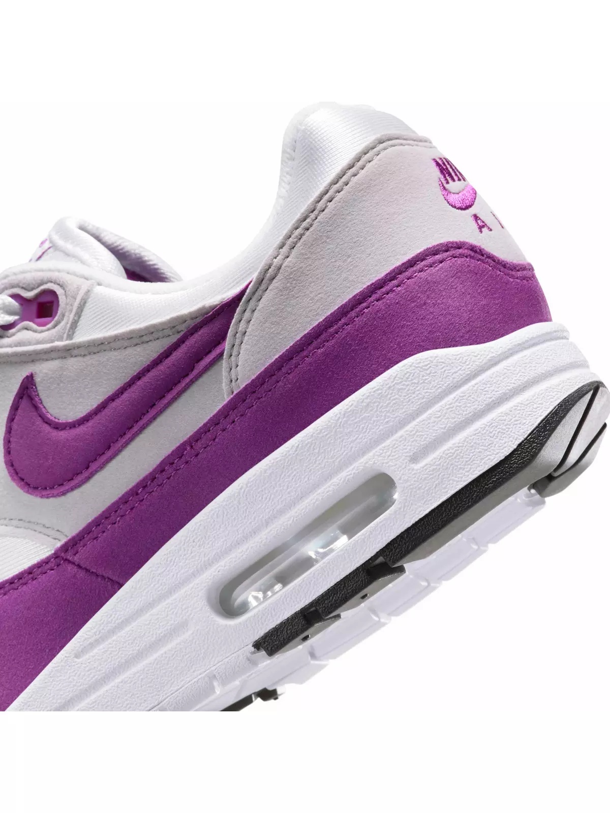 Air Max 1 '87 SWSH "White/Neutral Grey/Black/Bold Berry" Women's Shoe - 8