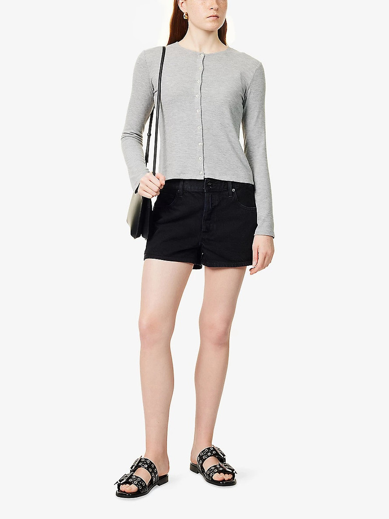 FRAME The Hang Mid-Rise Denim Shorts outlook