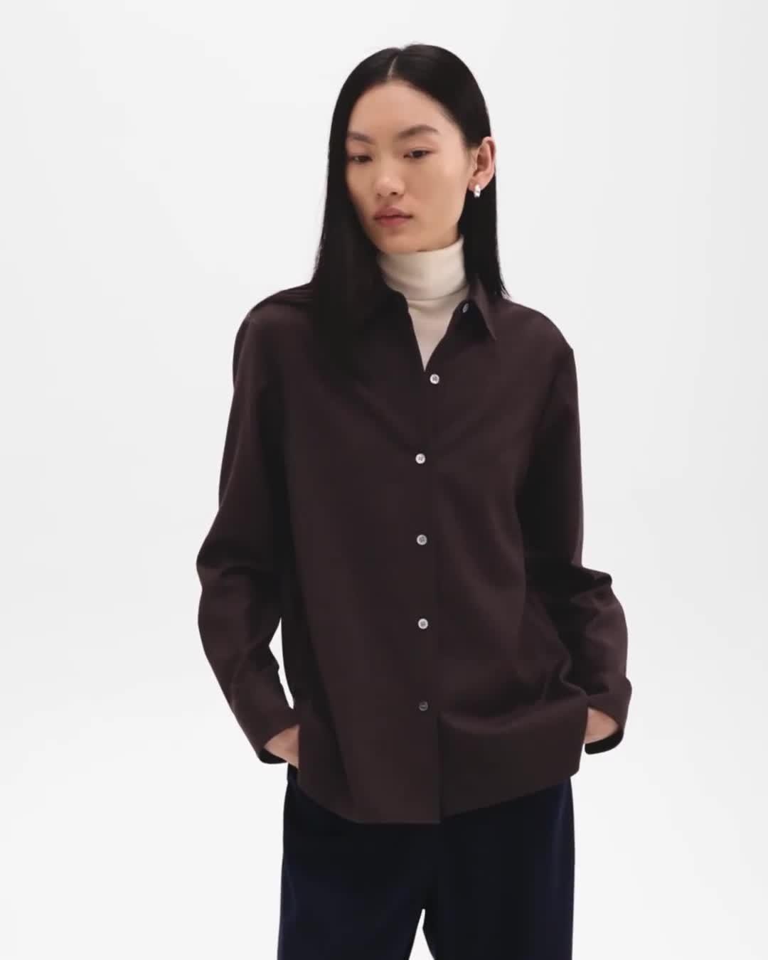 Straight Shirt in Sleek Flannel - 6