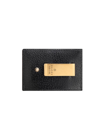 GUCCI Gg marmont money clip in leather outlook