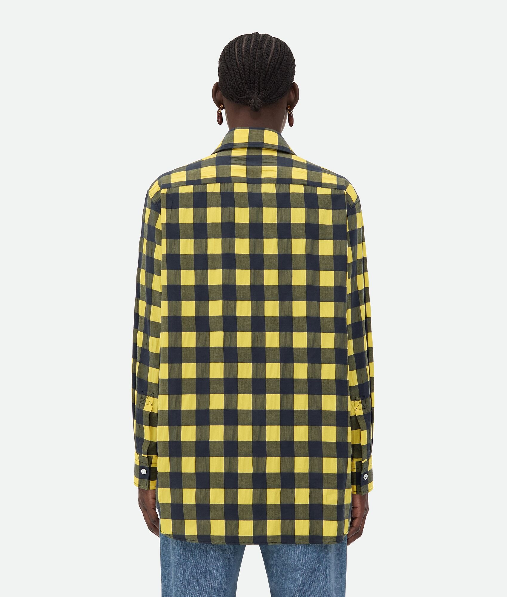 Gingham Cotton Shirt - 3