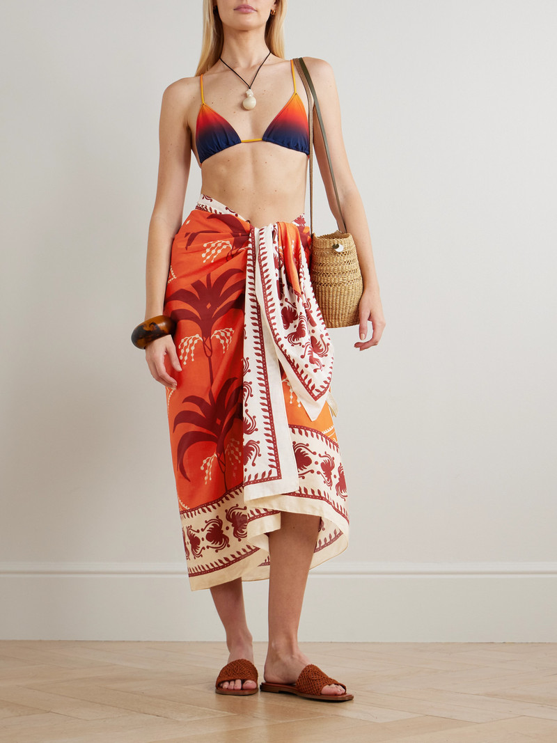 Johanna Ortiz Dance Of Printed Cotton Pareo outlook