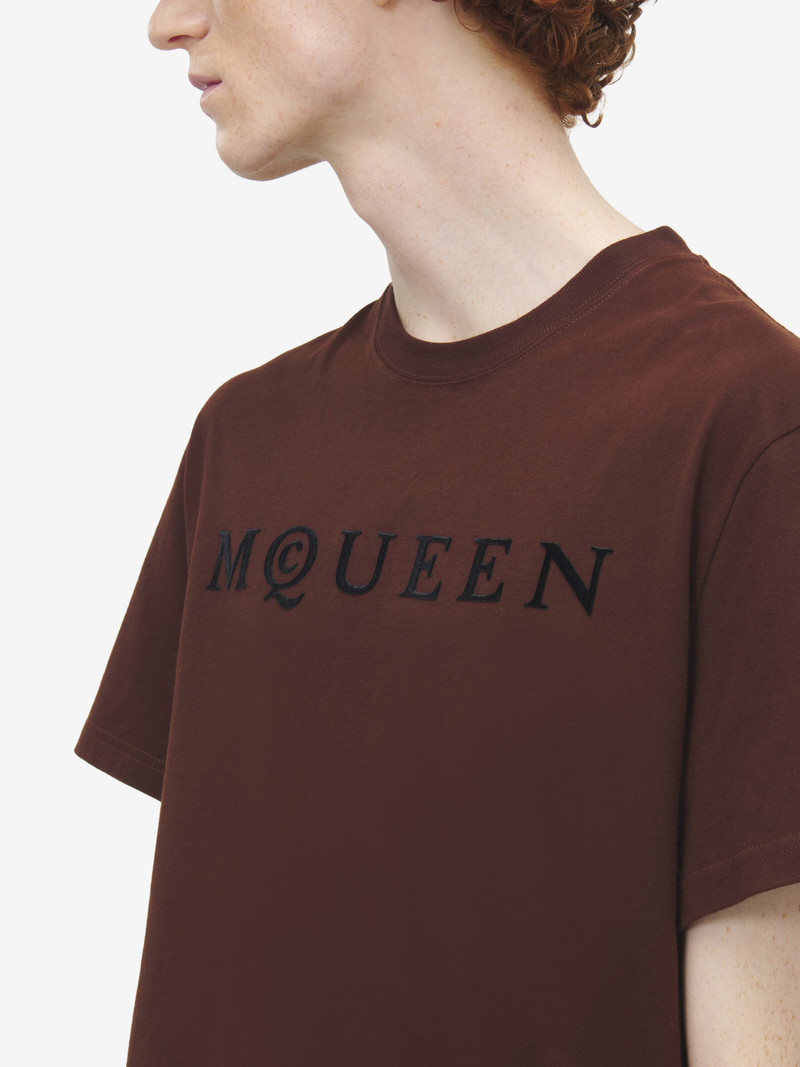 Flocked McQueen Logo T-shirt 6