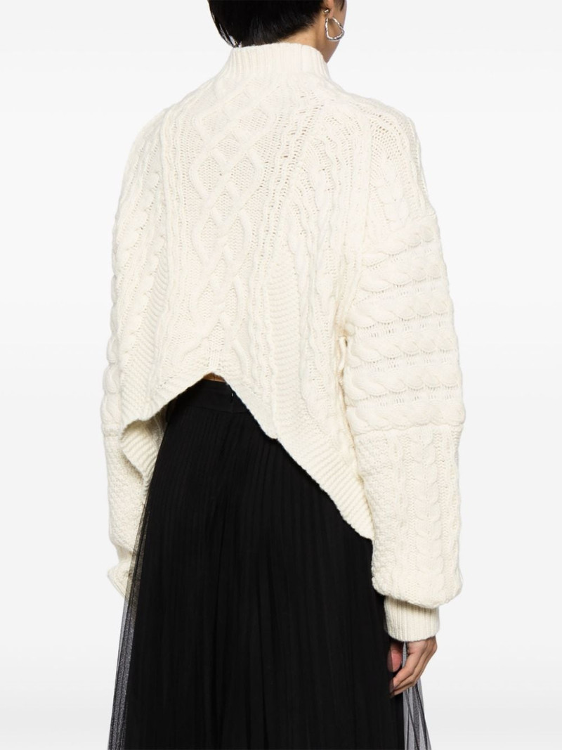 cable-knit wool jumper 4