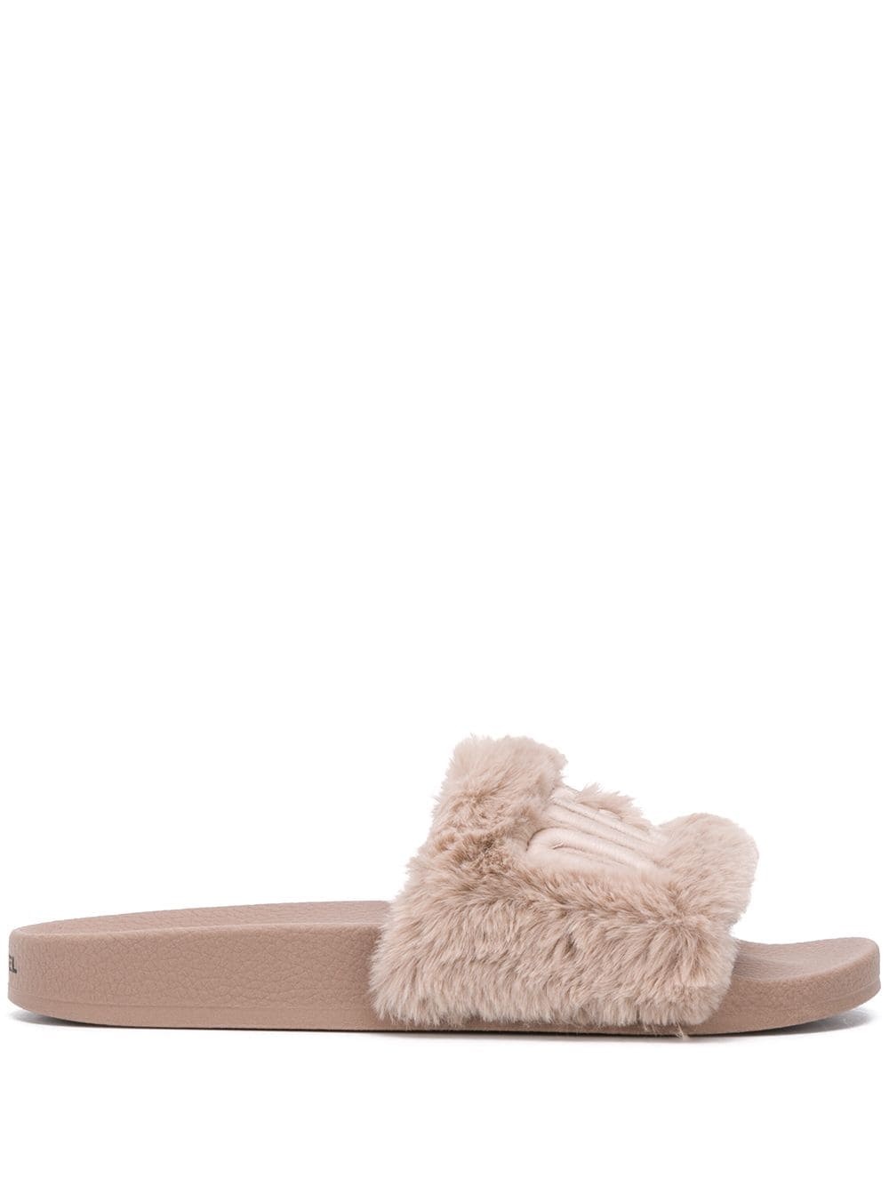 faux fur sliders - 1