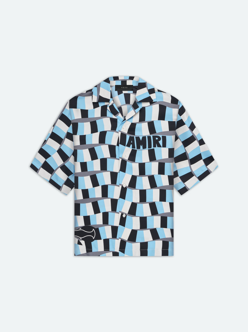 SNAKE CHECKER BOWLING SHIRT 1