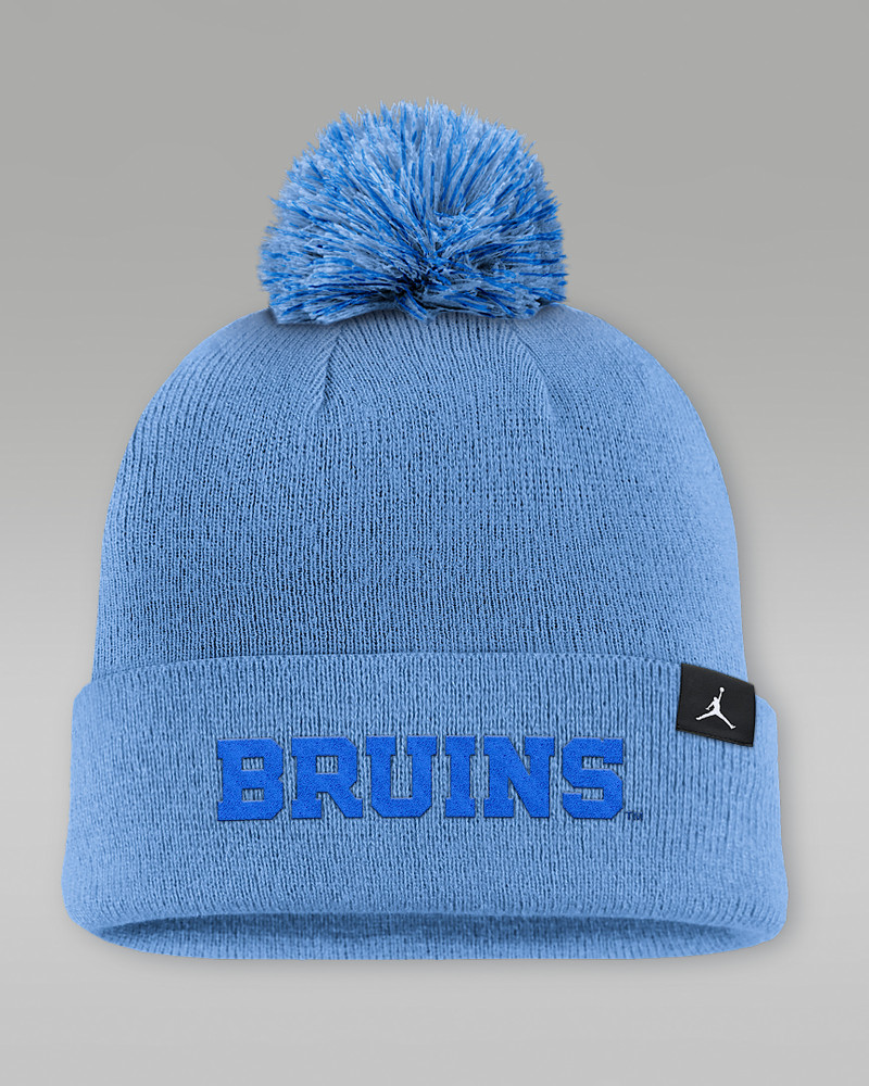 Jordan UCLA Primetime Campus Toned Men's Jordan Brand College Cuffed Pom Beanie outlook