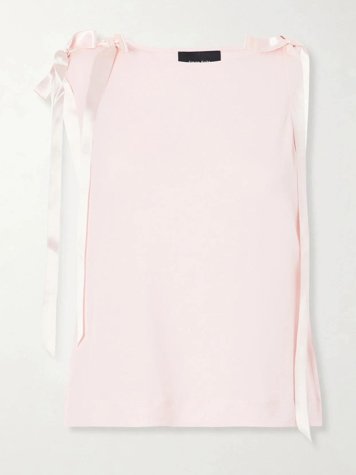 Bow-trimmed Jersey Tank - 1