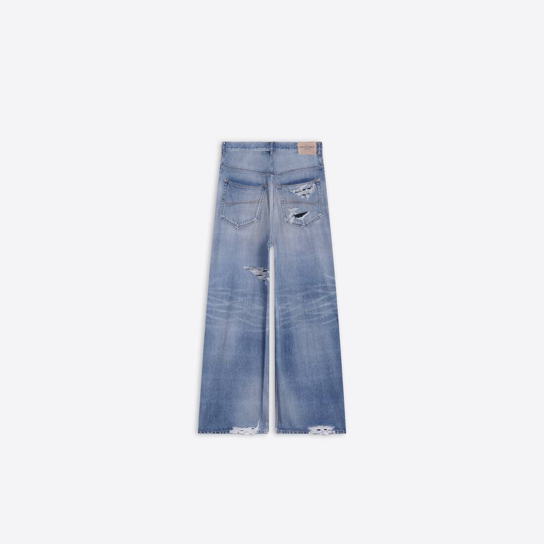 Men's Trompe L'œil Pants in Blue - 2