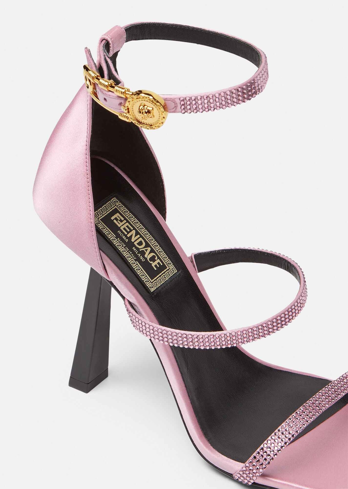 Fendace Crystal Embellished Sandals - 3