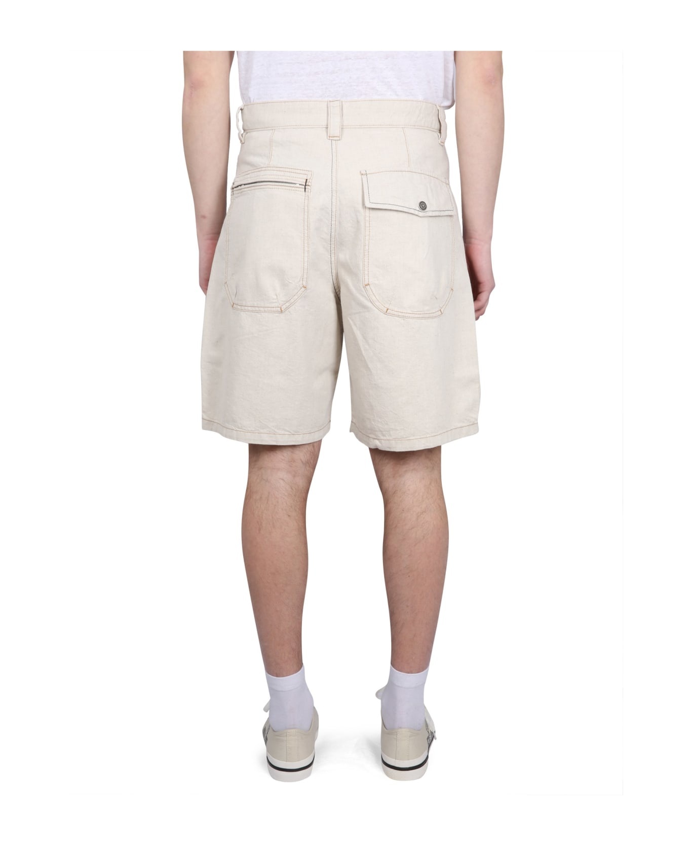 Peio Denim Bermuda Shorts - 4