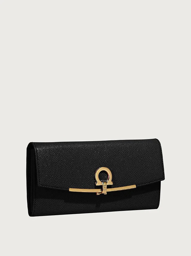 FERRAGAMO GANCINI CONTINENTAL WALLET outlook
