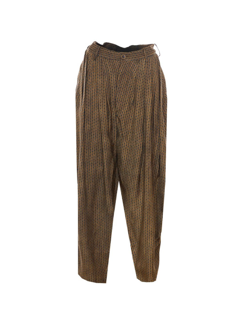 geometric-pattern Priya trousers 1