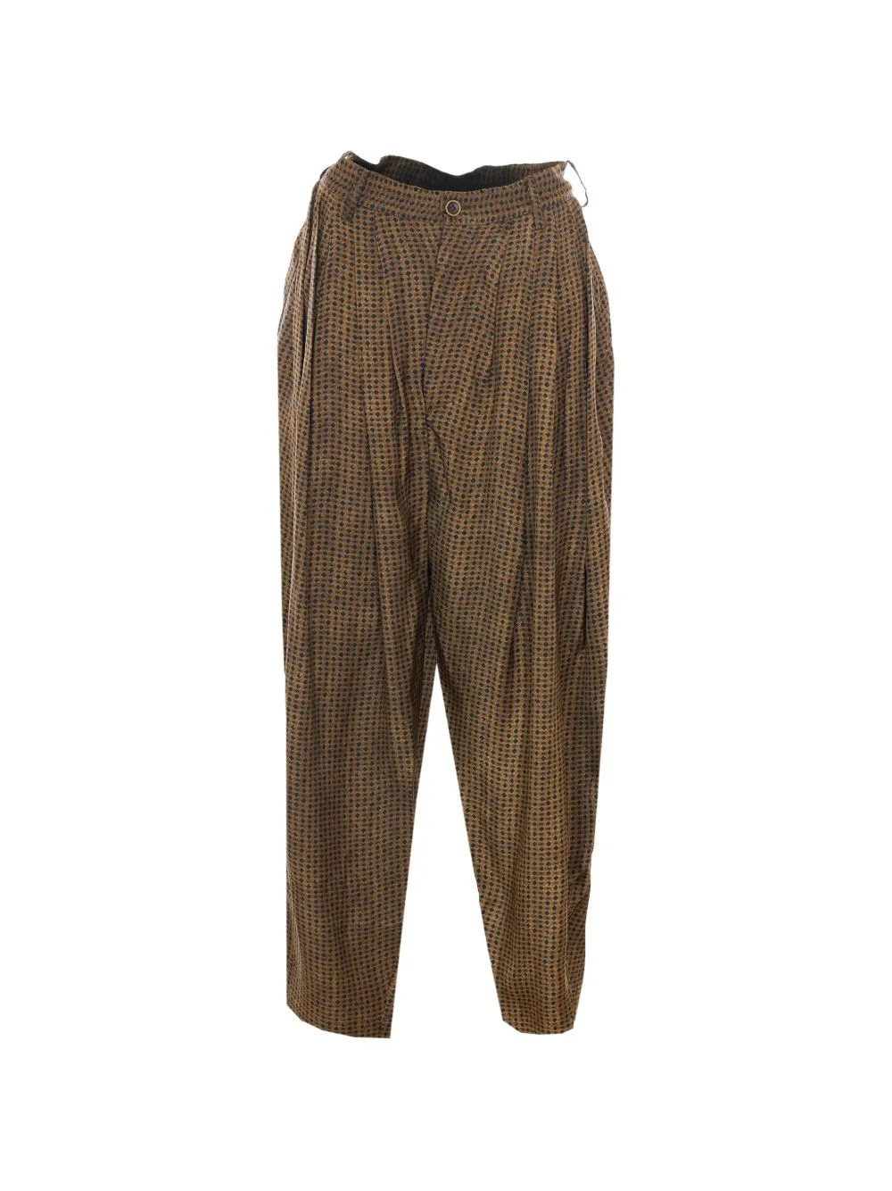 geometric-pattern Priya trousers - 1