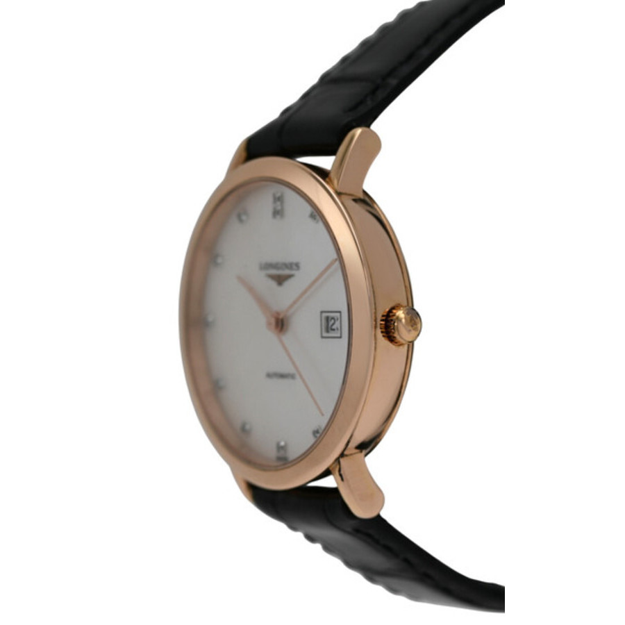 Pre-owned Longines Elegant Collection Diamond Mother of Pearl Dial Ladies Watch L4.287.8.87.0 - 2