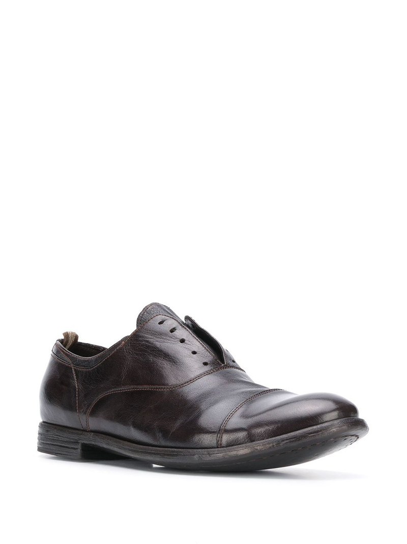 OFFICINE CREATIVE distressed-effect derby shoes outlook