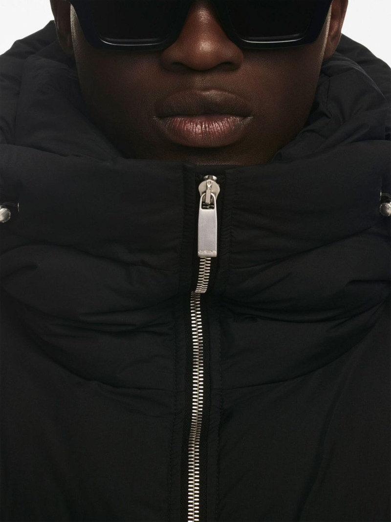 zip-fastening padded jacket 5