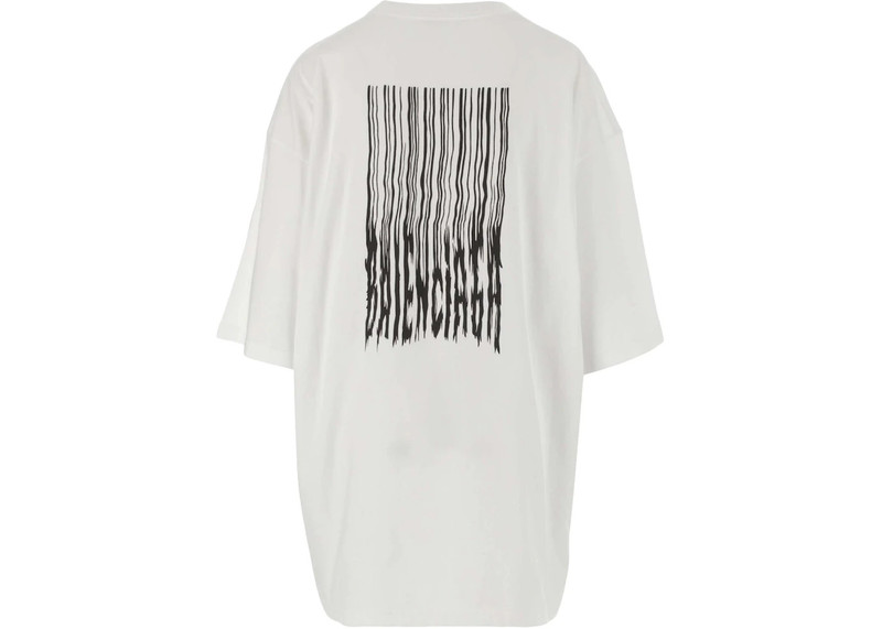 BALENCIAGA Balenciaga Wide Fit Barcode T-Shirt White outlook