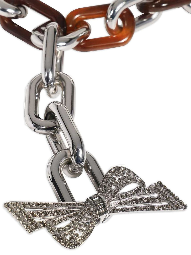 WEEKEND Max Mara chain-link bow necklace outlook