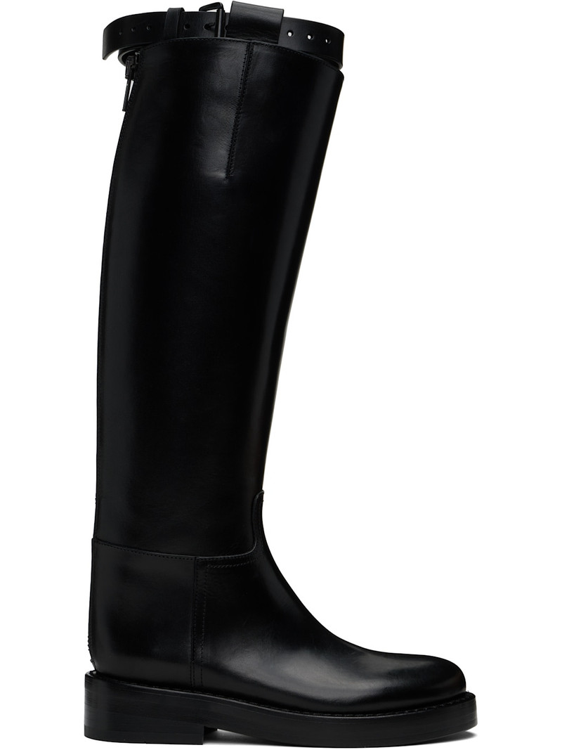 Black Stan Riding Tall Boots 1