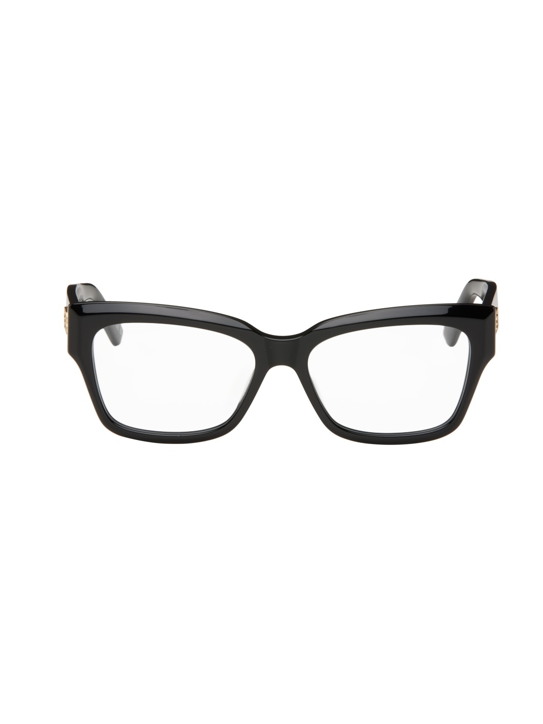 Balenciaga Black Rectangular Glasses